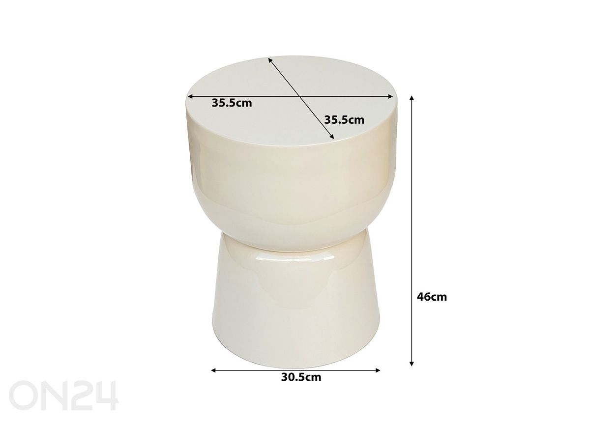 Sohvapöytä Kian kuvasuurennos mitat