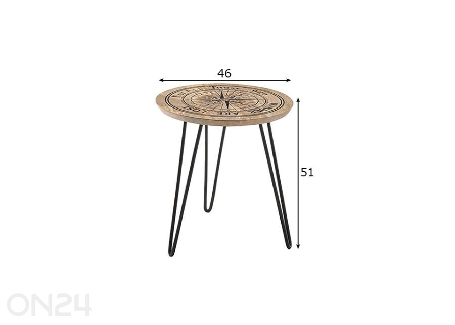 Sohvapöytä Nevis Ø 46 cm kuvasuurennos