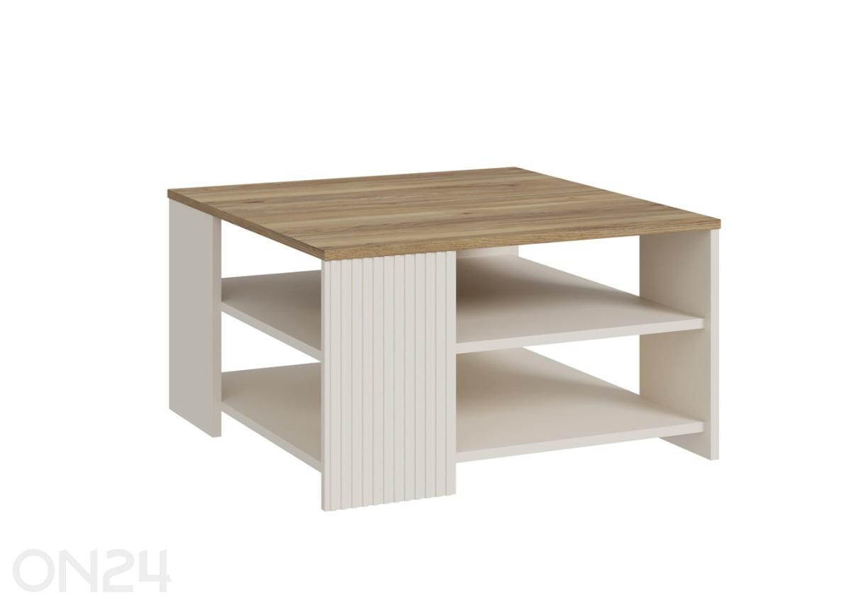 Sohvapöytä Oak Squere 80x80 cm kuvasuurennos