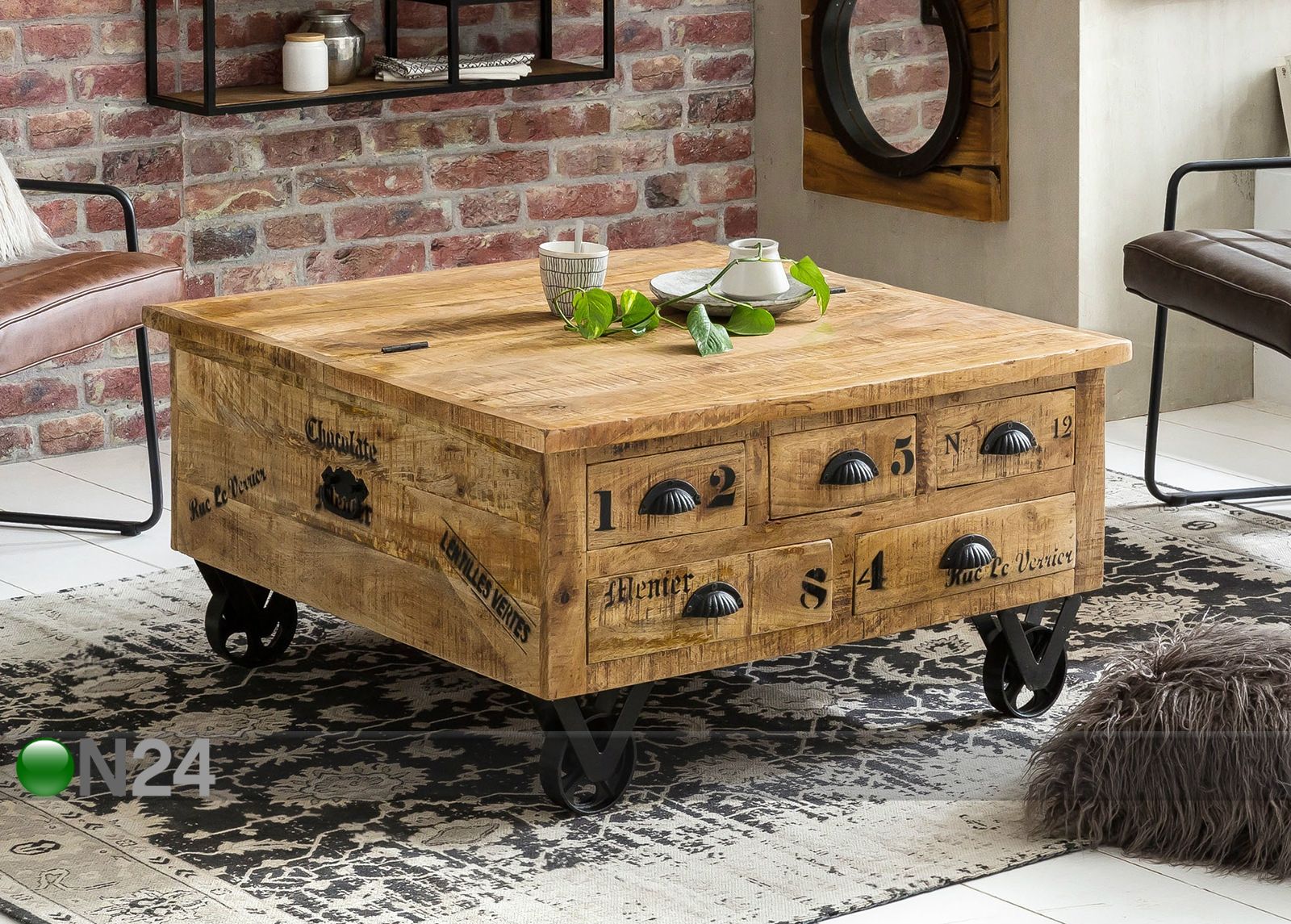 Sohvapöytä Rustic kuvasuurennos