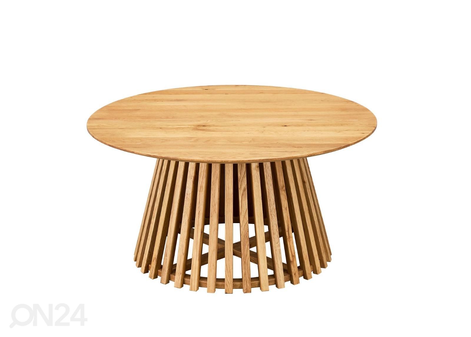 Sohvapöytä Slatted Ø 80 cm kuvasuurennos