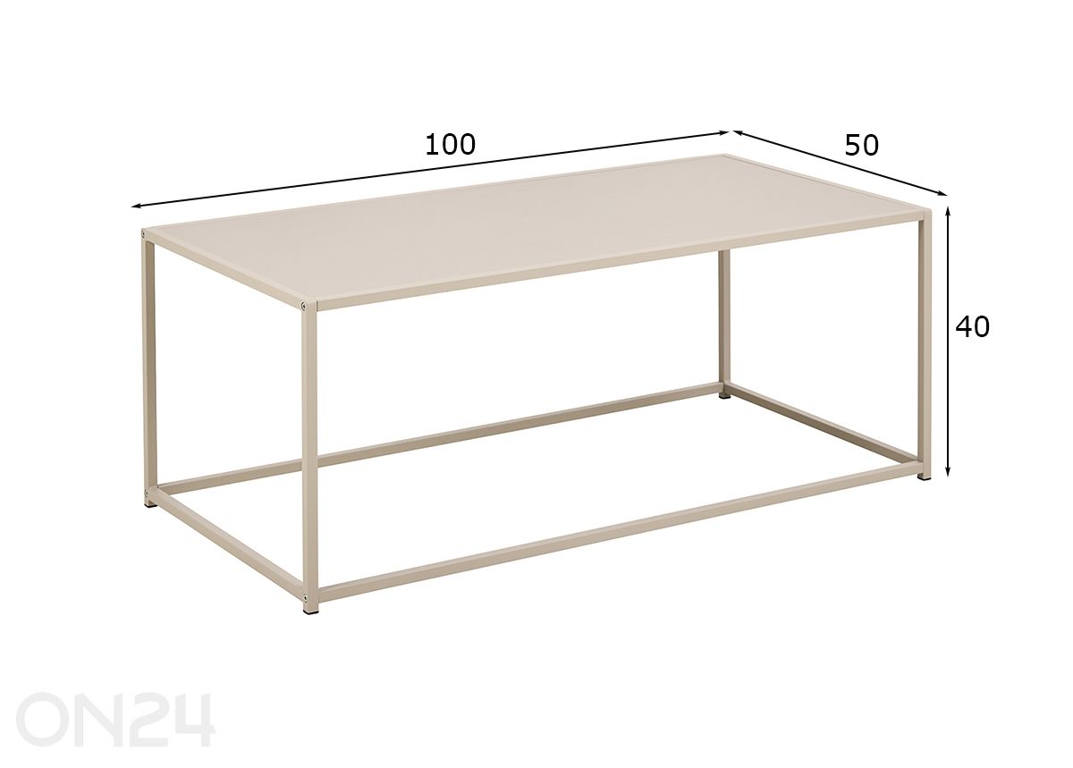 Sohvapöytä Spectral kuvasuurennos mitat