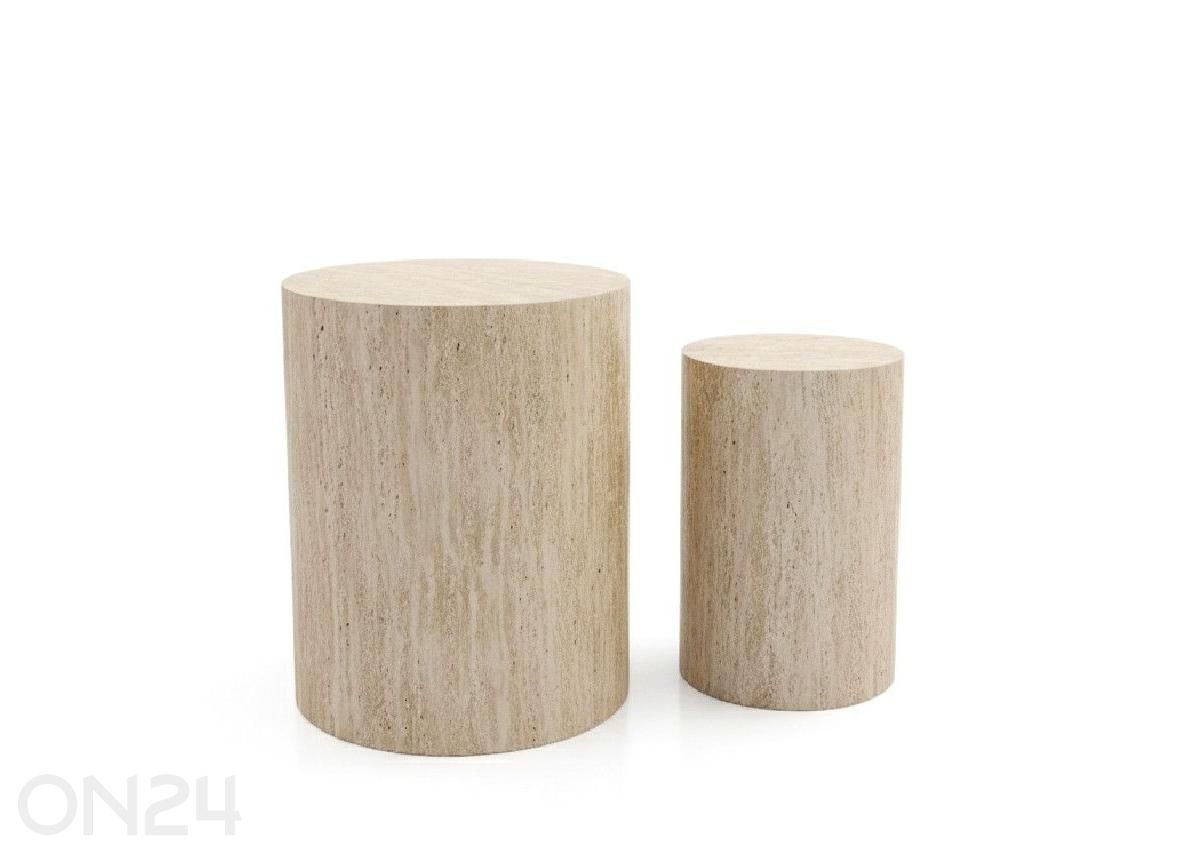 Sohvapöytäsarja Bud 2 kpl, beige kuvasuurennos