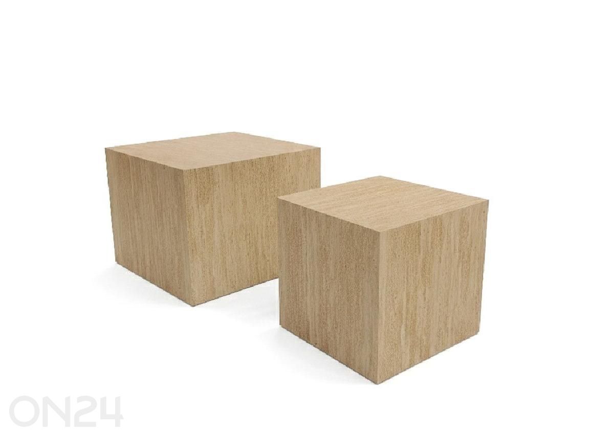 Sohvapöytäsarja Bud Kuubik 2 kpl, beige kuvasuurennos
