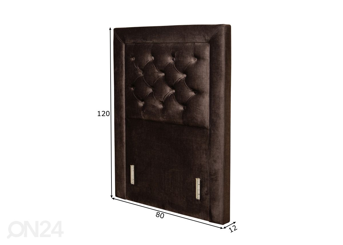 Stroma sängynpääty Katerini 80 cm kuvasuurennos mitat