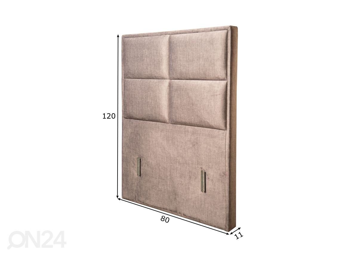 Stroma sängynpääty Pella 80 cm kuvasuurennos mitat