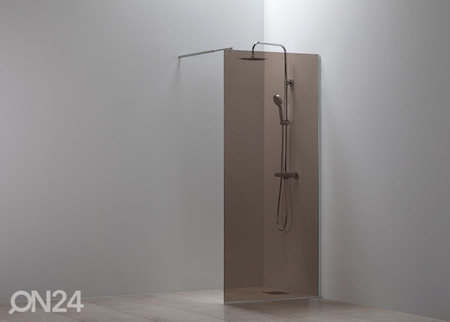 Suihkuseinä Conforto 80 cm, pronssi kuvasuurennos