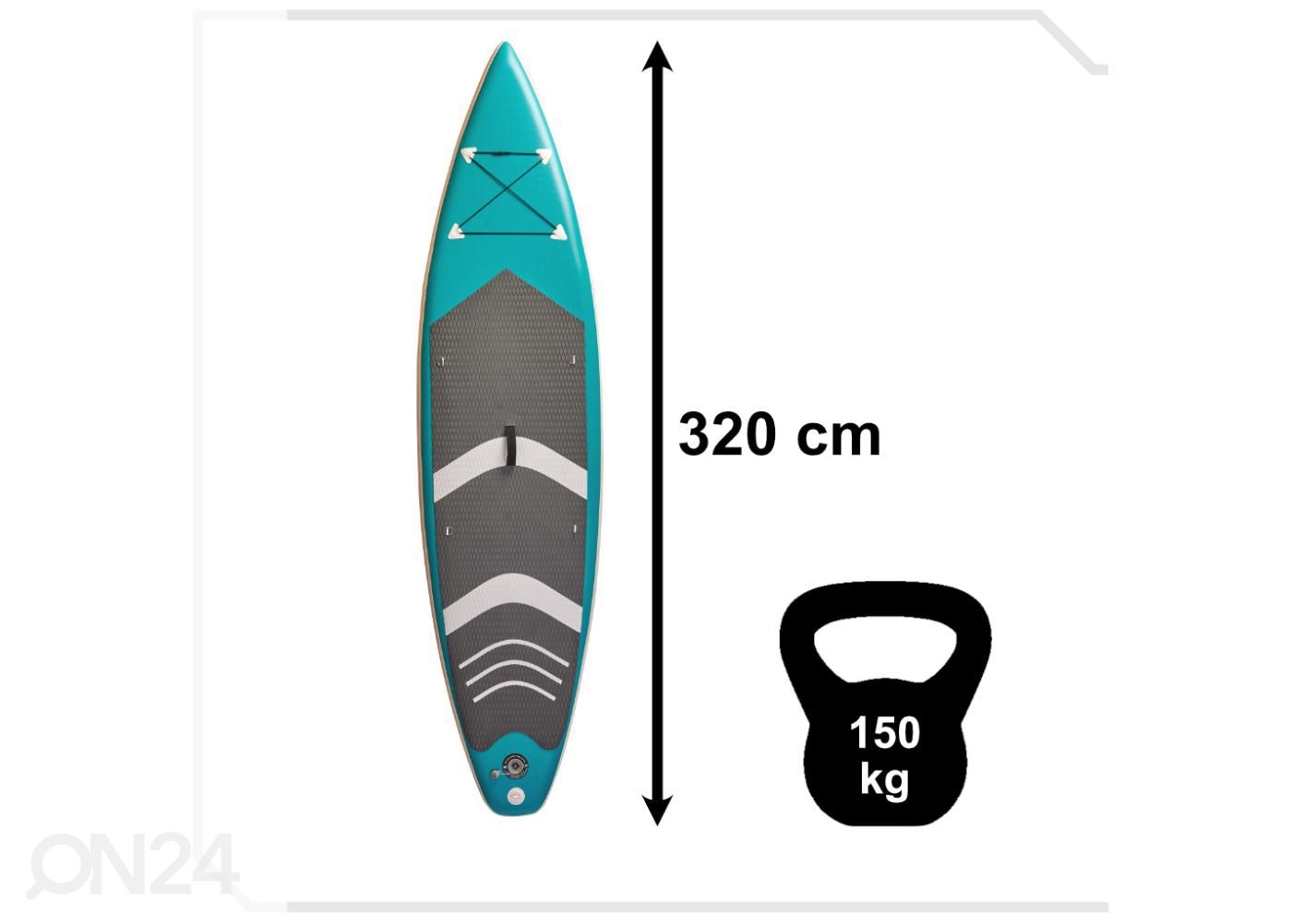 Sup-lauta 320 cm kuvasuurennos mitat