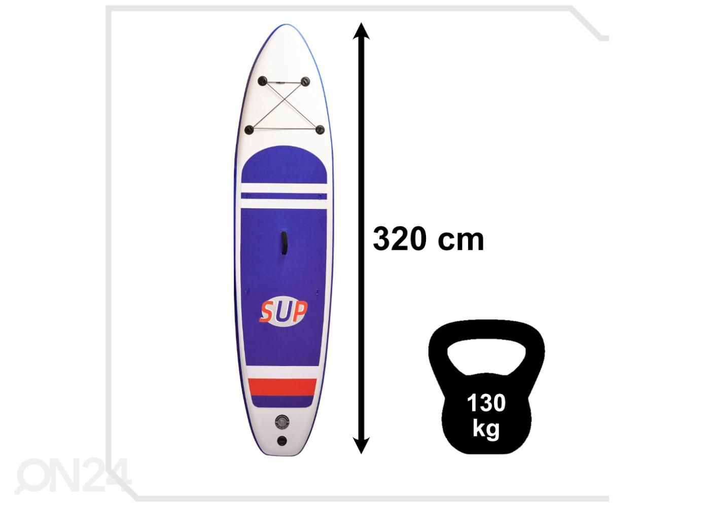 Sup-lauta 320 cm kuvasuurennos mitat