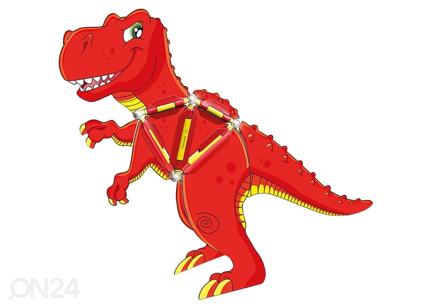 Supermag magneettinen rakennussarja T-Rex 40 osa kuvasuurennos
