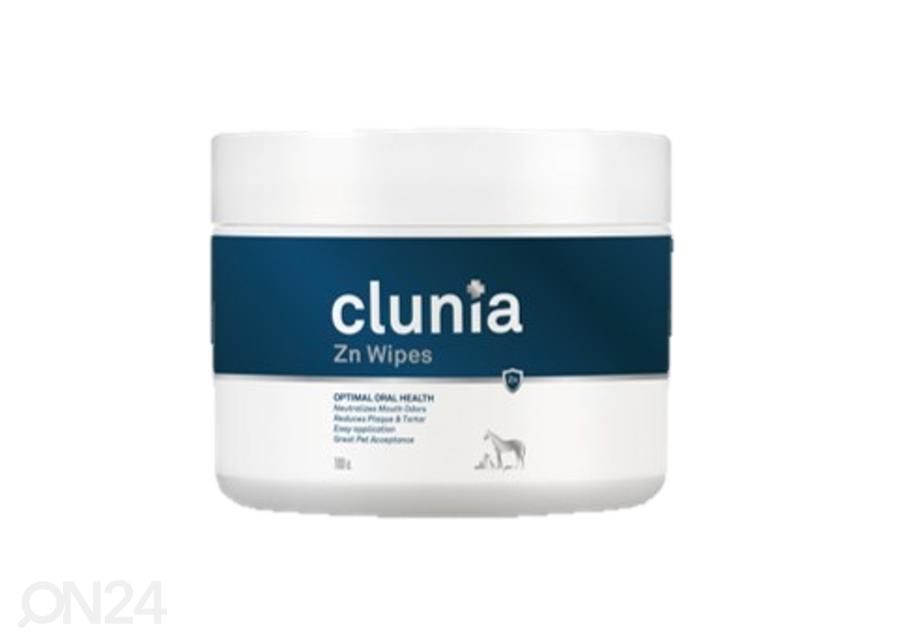 Suun hygieniapyyhkeet lemmikkieläimille VetNova Clunia Zn Wipes N100 kuvasuurennos
