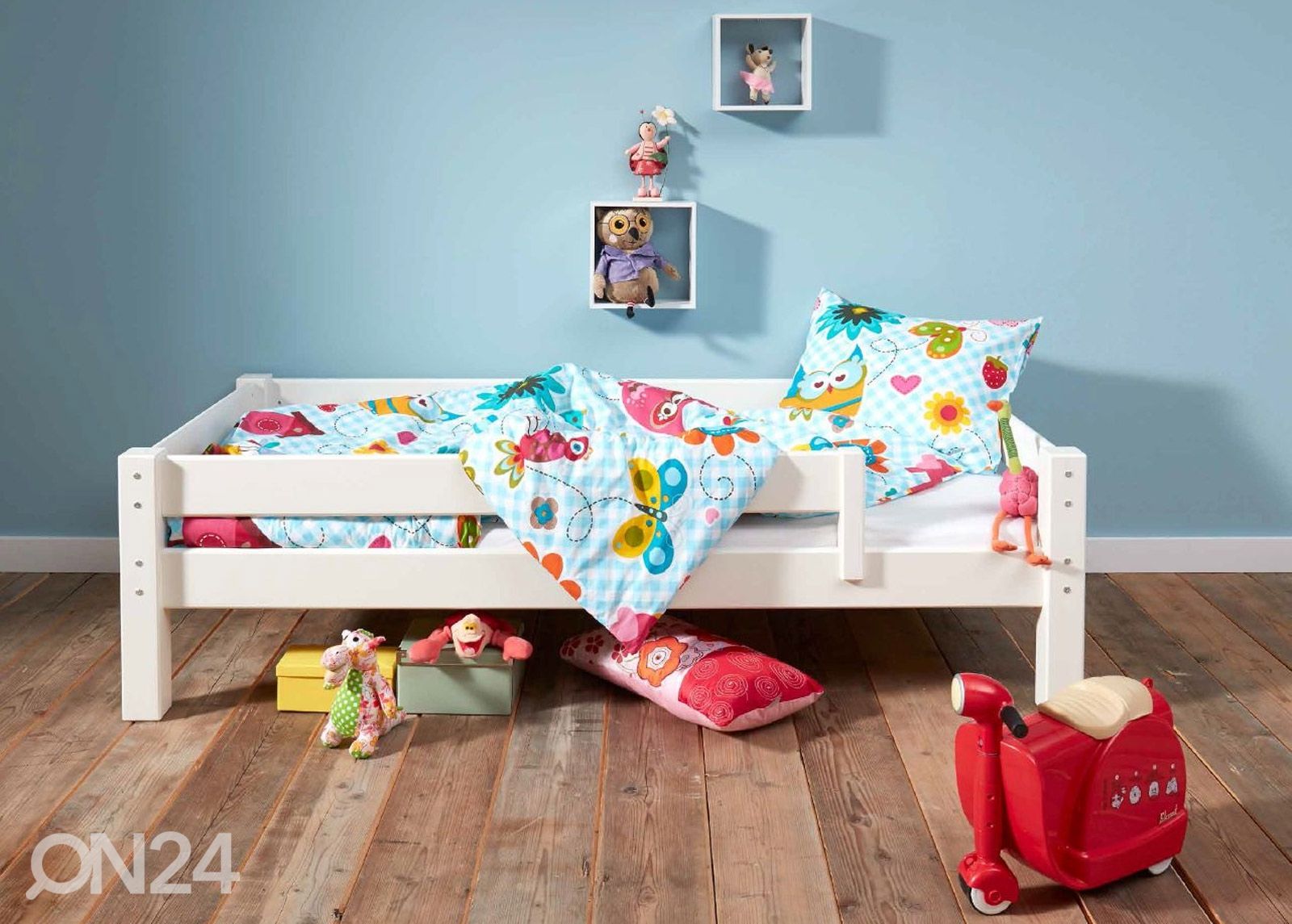 Suwem sänky Lahe MINI turvalaidoilla 80x160 cm kuvasuurennos