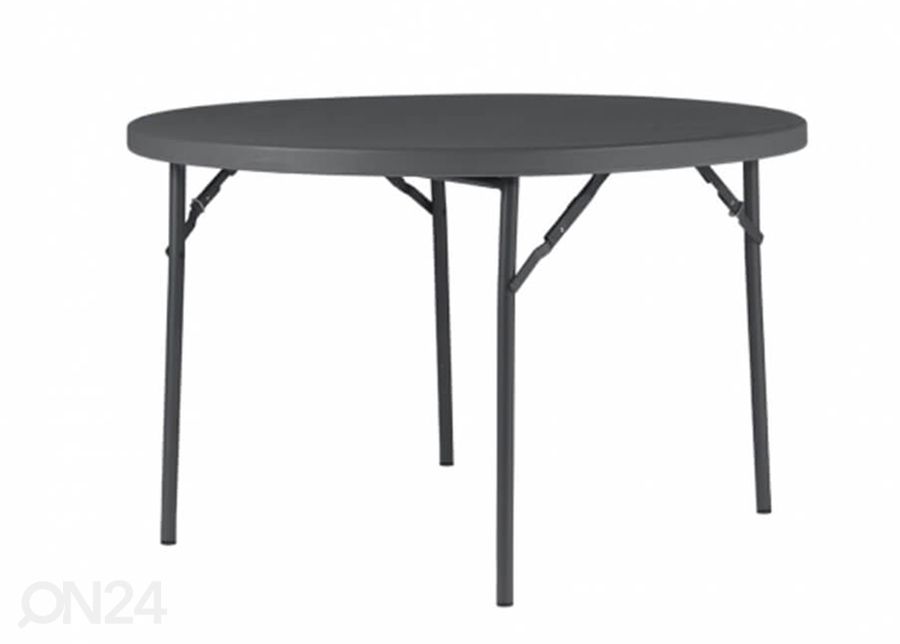 Taittopöytä ulkokäyttöön Ø 120 cm kuvasuurennos