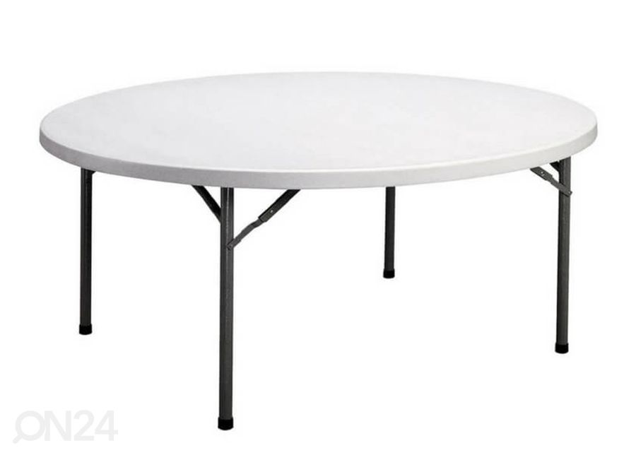 Taittopöytä ulkokäyttöön Ø 150 cm kuvasuurennos