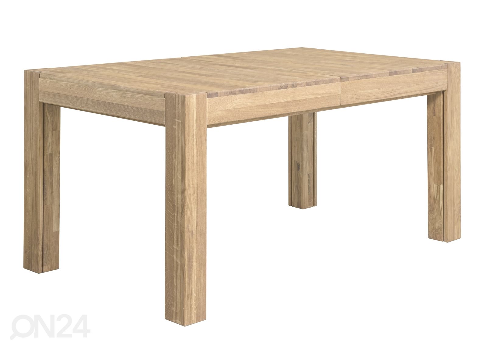 Tammi jatkettava ruokapöytä 160-280x90 cm, valkoinen öljy kuvasuurennos