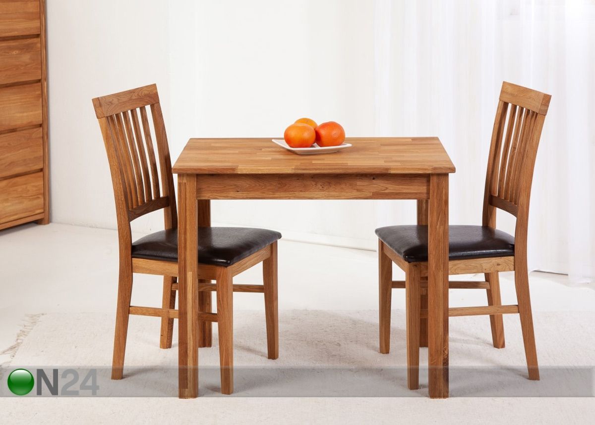 Tamminen ruokailuryhmä Len 14 90x65 cm kuvasuurennos