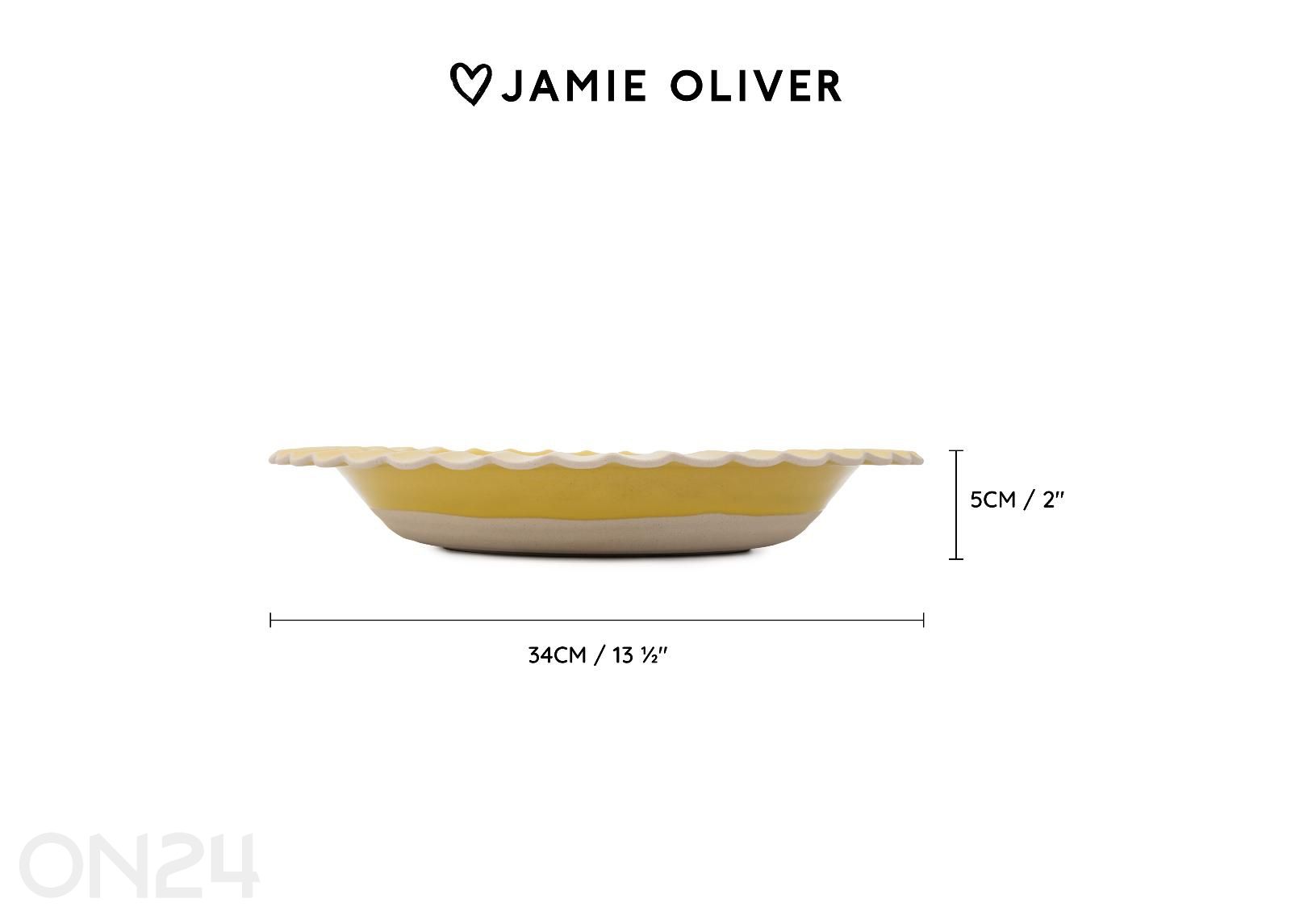 Tarjoilualusta Jamie Oliver Big love super server Ø 34 cm kuvasuurennos mitat