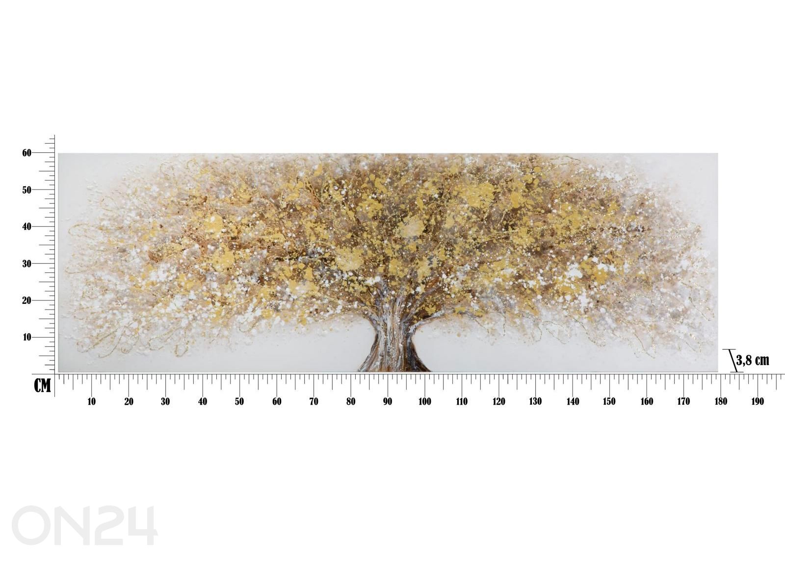 Taulu 60x180 cm kuvasuurennos mitat