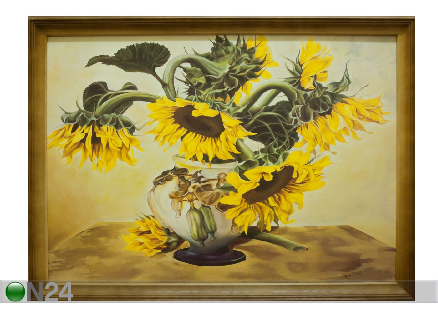 Taulu AURINGONKUKAT 56x76 cm kuvasuurennos