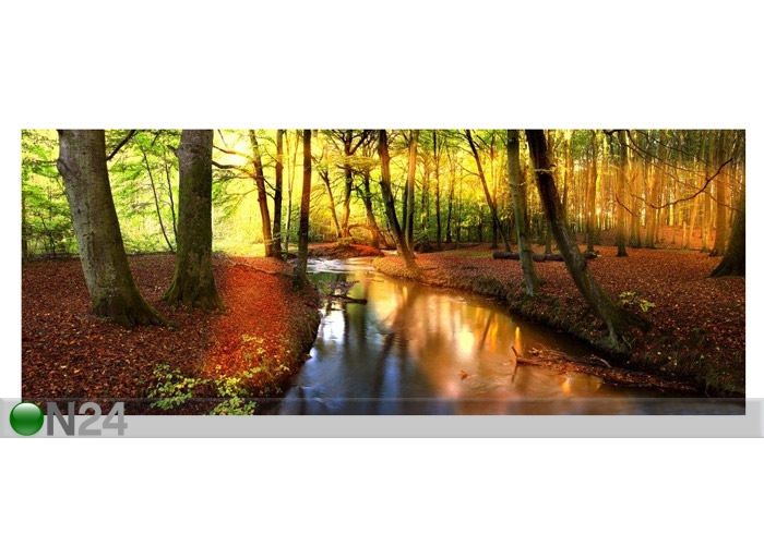 Taulu Autumn Forest 1 177x70 cm kuvasuurennos