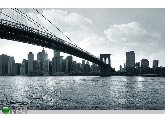 Taulu Brooklyn Bridge 128x80 cm kuvasuurennos