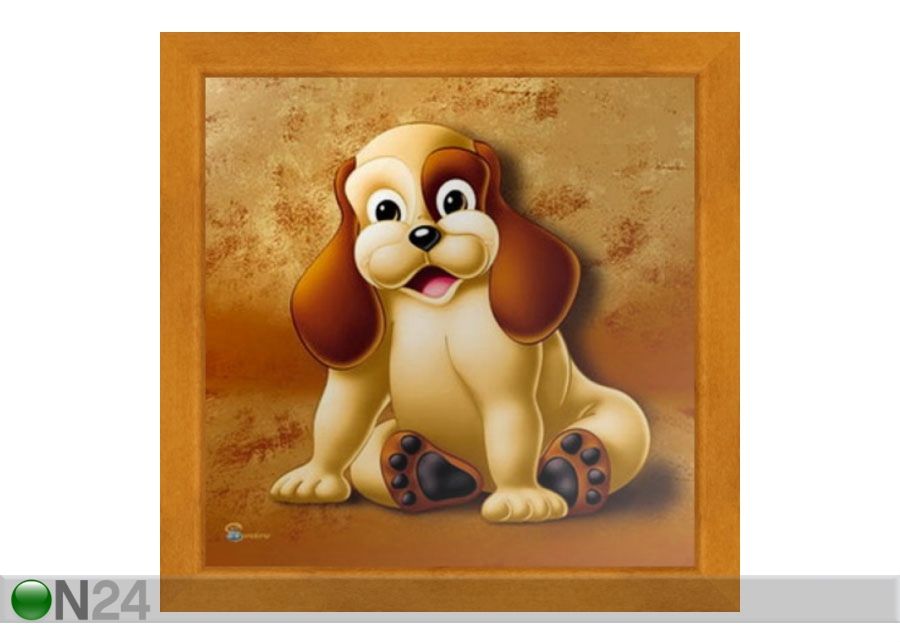 Taulu CHILDREN - DOG 16x16 cm kuvasuurennos