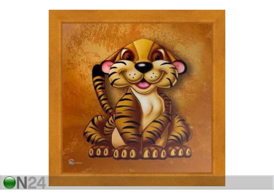 Taulu CHILDREN - TIGER 16x16 cm kuvasuurennos