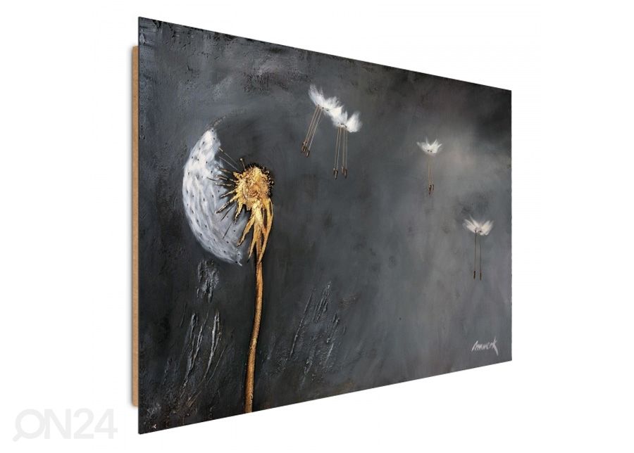 Taulu Dandelion at night 3D 98x68 cm kuvasuurennos