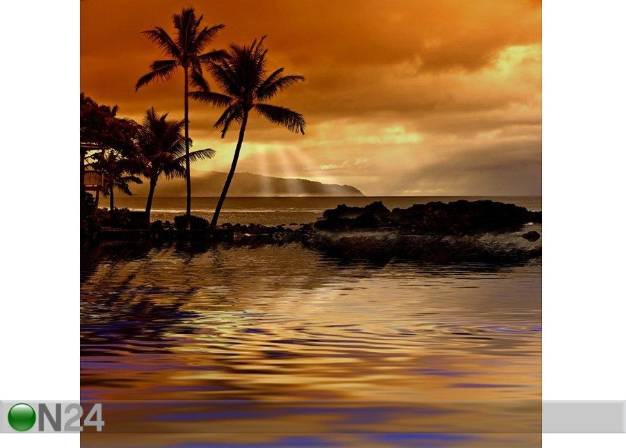 Taulu DREAMY SUNSET 41x40 cm kuvasuurennos