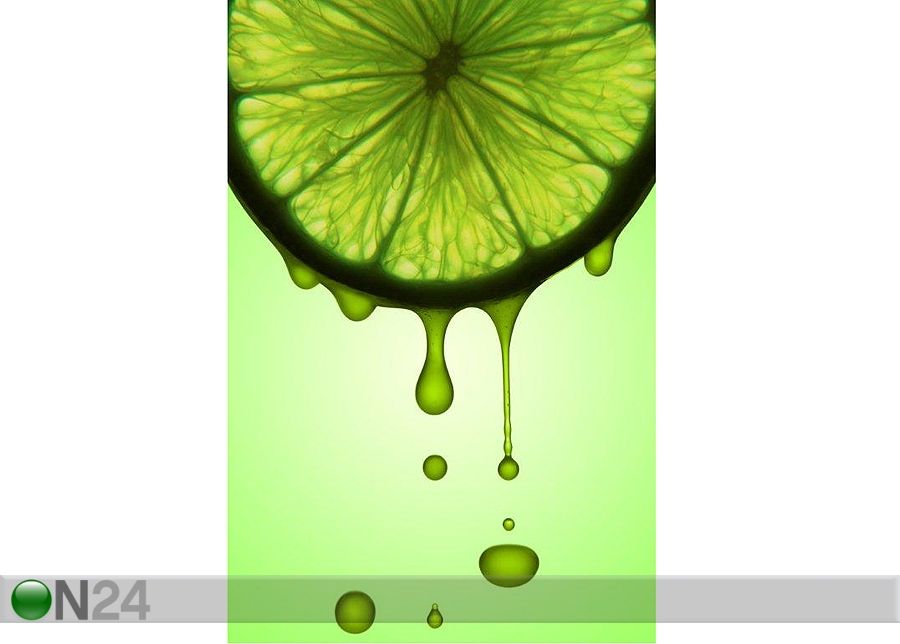 Taulu DROPS OF JUICE FALLING LEMON 90x135 cm kuvasuurennos