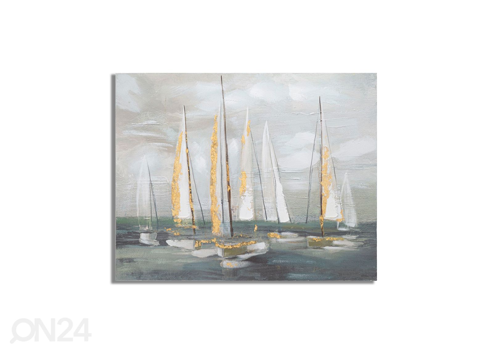 Taulu Gold Boat 100x80 cm kuvasuurennos