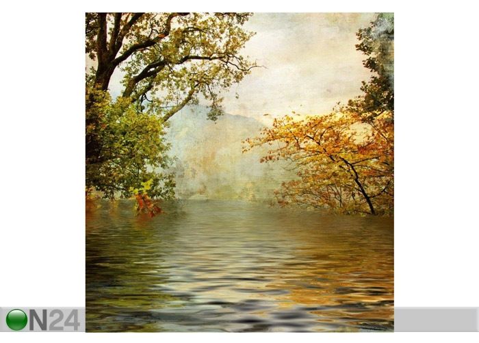 Taulu GOLDEN LAKE 60x62 cm kuvasuurennos
