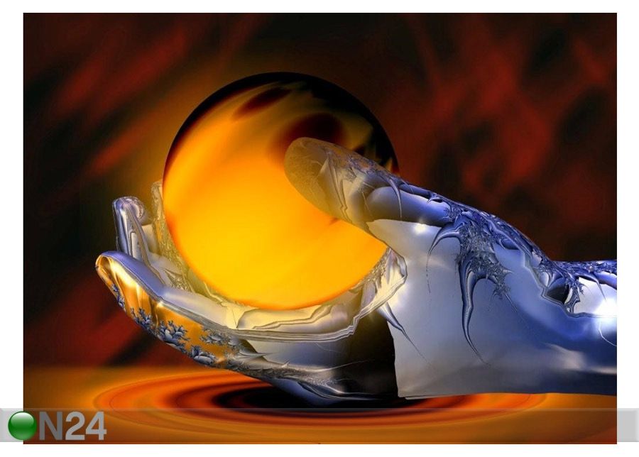 Taulu Lava Hand 138x100 cm kuvasuurennos