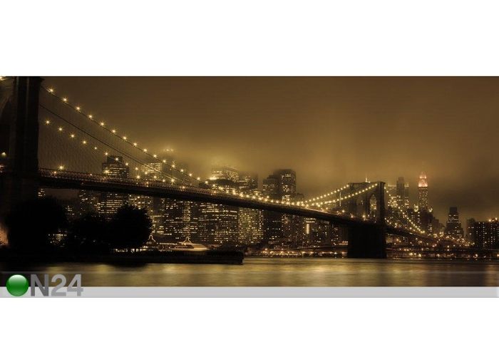 Taulu MANHATTAN BRIDGE IN NY 118x50 cm kuvasuurennos