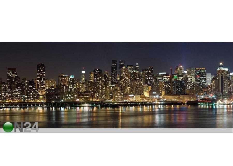 Taulu MANHATTAN PANORAMA 134x50 cm kuvasuurennos
