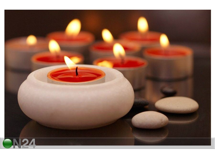 Taulu MANY CANDLES 198x130 cm kuvasuurennos