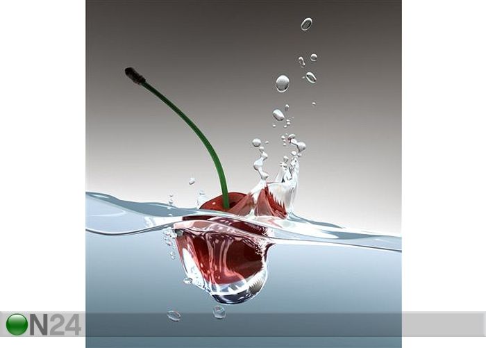 Taulu SPLASH CHERRY 40x44 cm kuvasuurennos