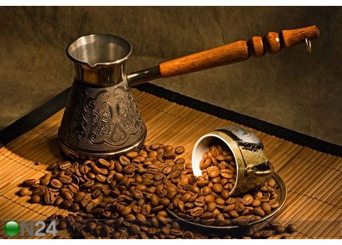Taulu STILL LIFE WITH COFFEE AND CEZVE 177x120 cm kuvasuurennos