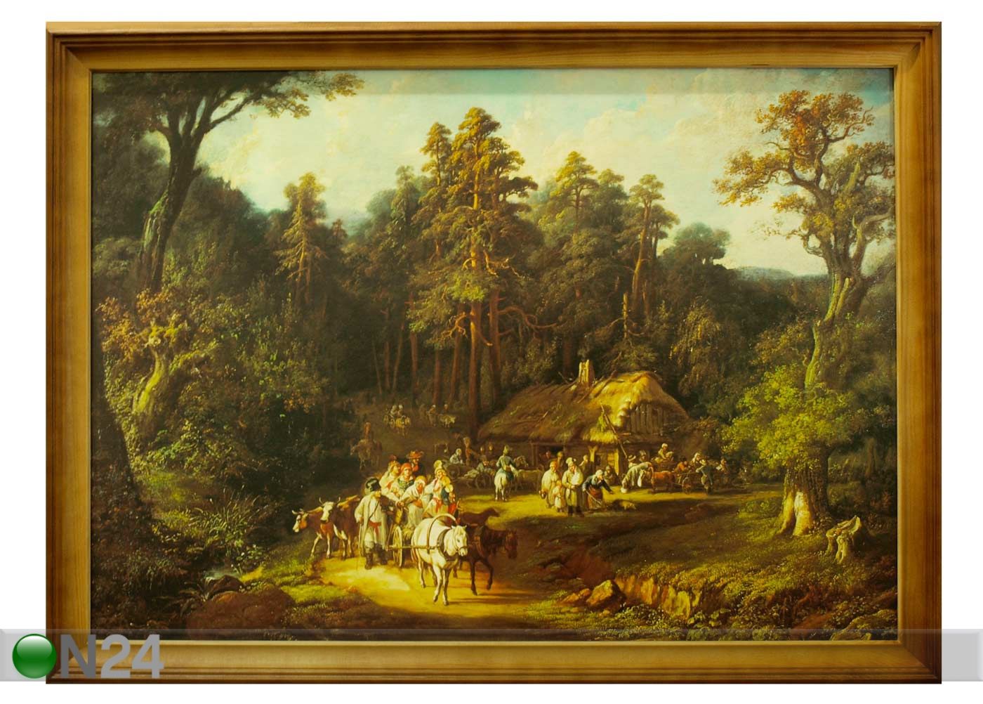 Taulu TALONPOJAT 56x76 cm kuvasuurennos