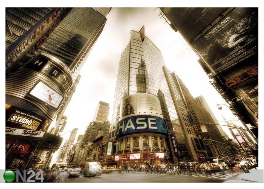 Taulu TIMES SQUARE NASDAQ 40x58 cm kuvasuurennos