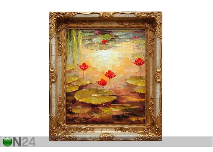 Taulu VESIRUUSU 80x70 cm kuvasuurennos
