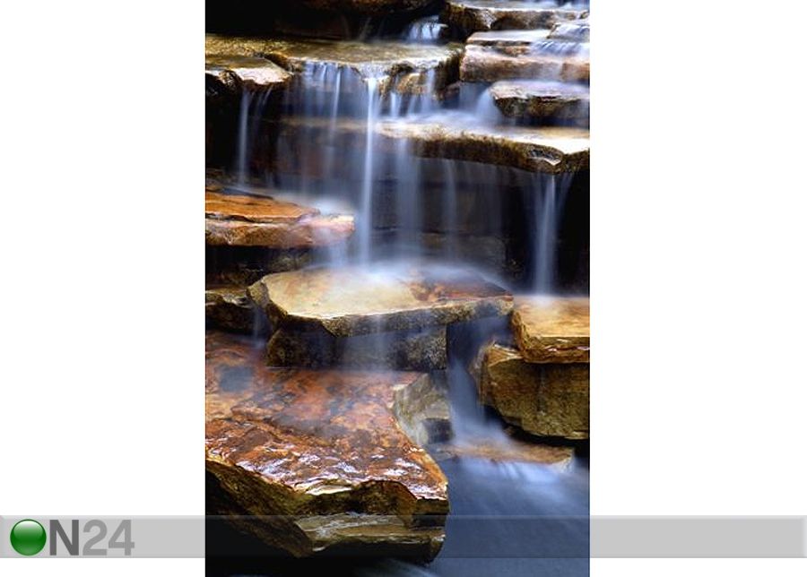 Taulu WATERFALL IN THE EARLY MORNING 80x120 cm kuvasuurennos