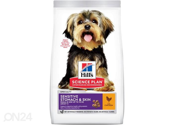 Täysravinto herkkävatsaiselle ja -ihoiselle koiralle small&mini 3 kg 3 kg kuvasuurennos
