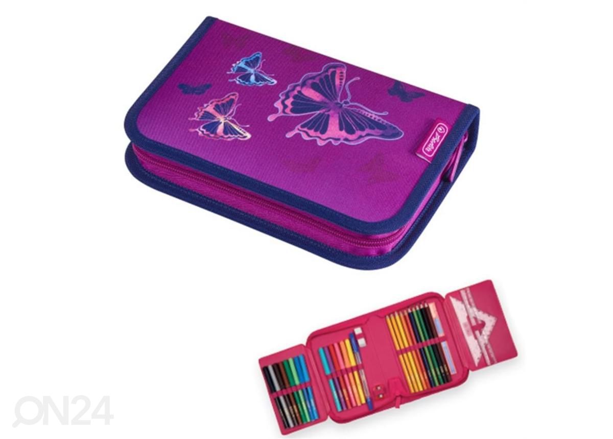 Täytetty penaali Glitter Butterfly kuvasuurennos