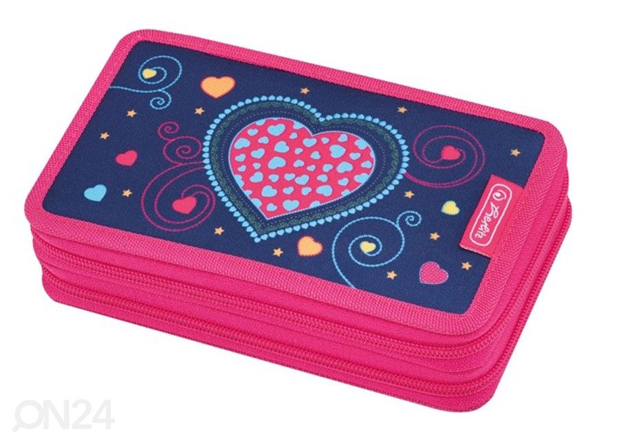 Täytetty penaali HERLITZ BLUE HEARTS kuvasuurennos