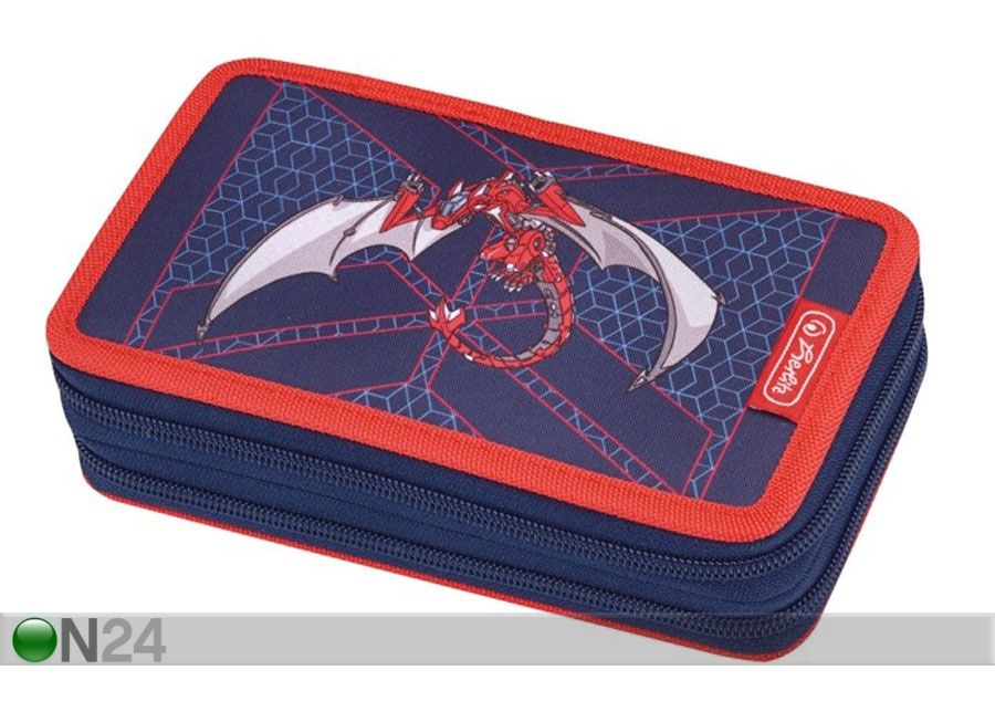Täytetty penaali HERLITZ RED ROBO DRAGON kuvasuurennos