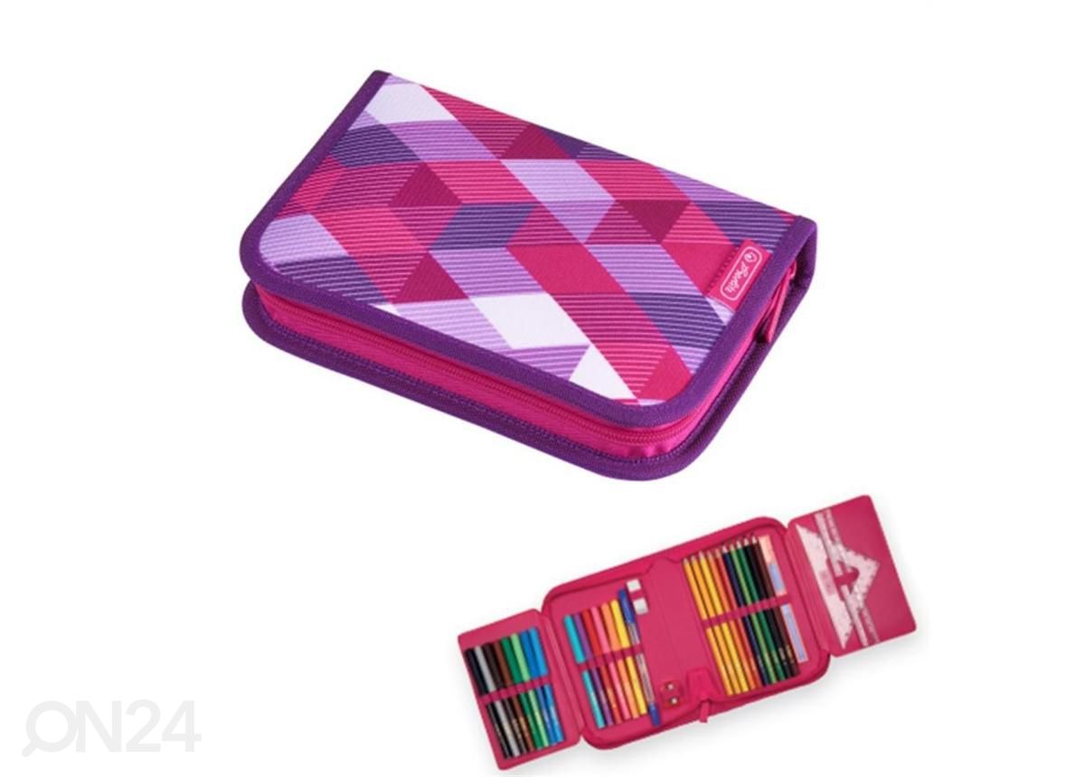 Täytetty penaali Pink Cubes kuvasuurennos