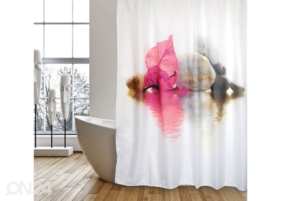 Tekstiilikylpyverho Borneo 180x200 cm kuvasuurennos