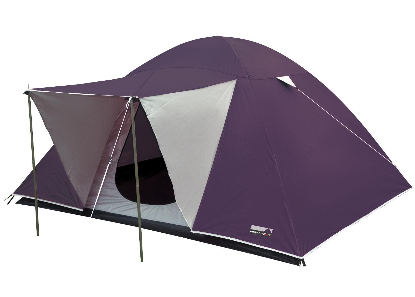 Teltan kolme Texel violetti / vaalean harmaa High Peak kuvasuurennos