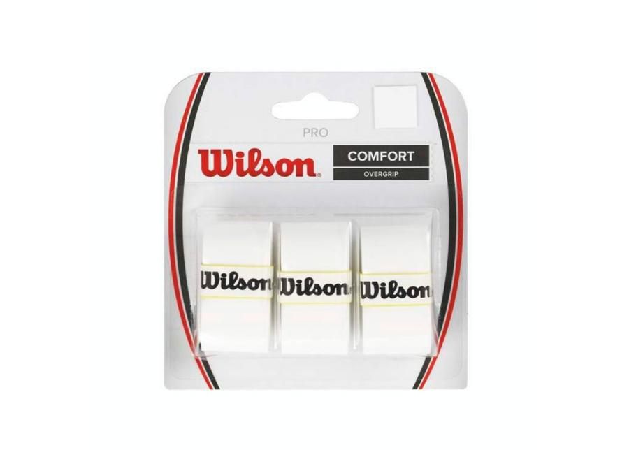 Tennismailan grippi Wilson Pro Overgrip 3 kpl valkoinen kuvasuurennos